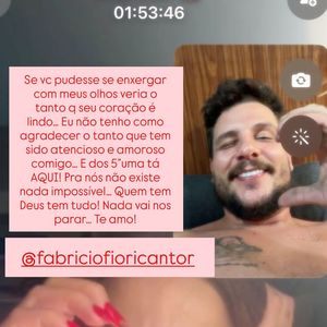 "Pra nós não existe nada impossível... Quem tem Deus, tem tudo! Nada vai nos parar... Te amo", escreveu Maiara em um trecho da declaração