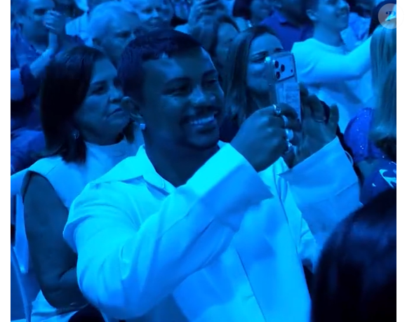 Xamã filmou Sophie Charlotte e Roberto Carlos juntos