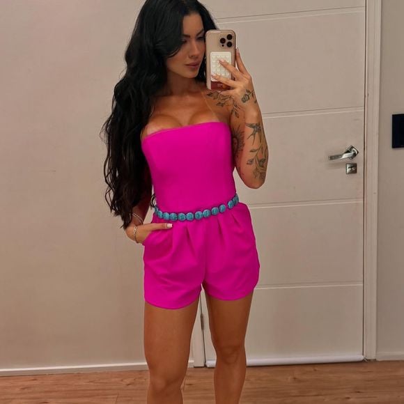 Rayane Figliuzzi, namorada de Belo, tem 27 anos