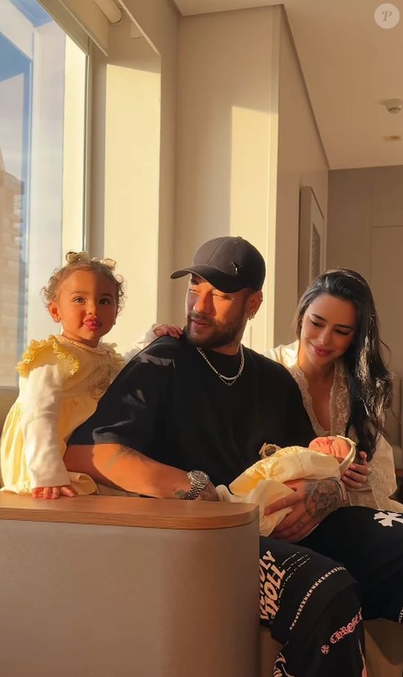 Mavie é a filha mais velha de Neymar e Bruna Biancardi