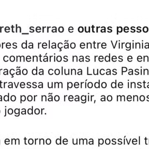 Margareth Serrão curtiu um post do portal Metrópoles que trazia informações apuradas pelo colunista Lucas Pasin