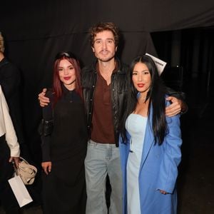 Simaria e Gkay no desfile da grife Misci