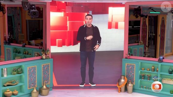 Tadeu Schmidt fez discurso emocionante para Diego Hypólito em eliminação do ex-ginasta do 'BBB 25'