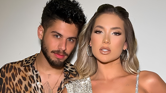 Virginia Fonseca e Zé Felipe trocam brincadeiras na web e cantor 'boca de sacola' expõe item íntimo da influenciadora deixado em apartamento: 'Tem até gel'