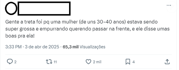 Bruno Gagliasso ‘disse umas boas’ para uma mulher que empurrou o público, formado majoritariamente por crianças e adolescentes, para chegar na frente do palco