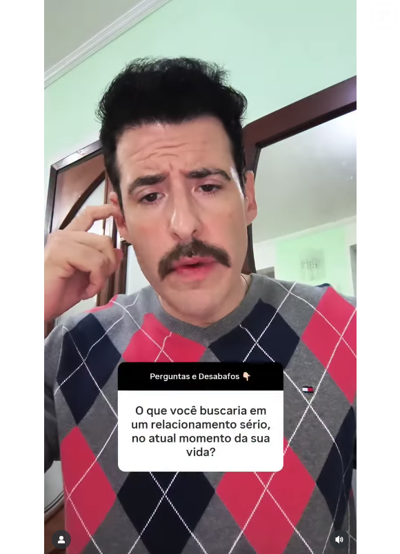Thiago Schutz dita regras de masculinidade e indica a outros homens o que deve ou não ser valorizado em uma mulher, sempre com discurso misógino
