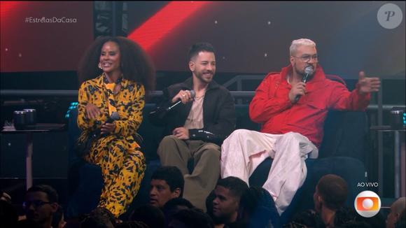 Aline Wirley foi a convidada do episódio de Estrelas da Casa nesta terça-feira (1º) e avaliou as apresentações dos participantes, mas não agradou a web