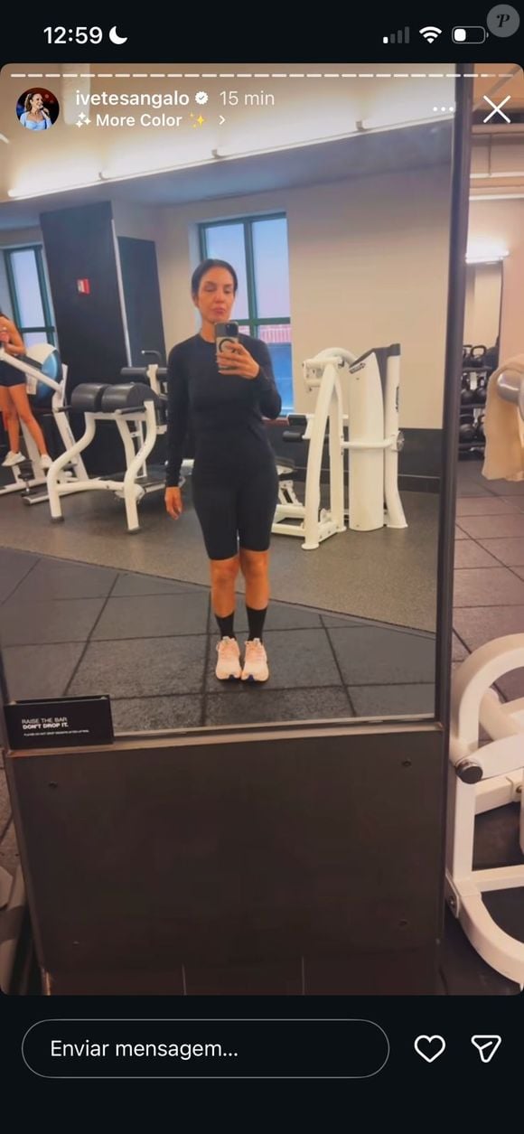 Após 'gafe' com calcinha, Ivete Sangalo foi malhar em Boston, nos Estados Unidos