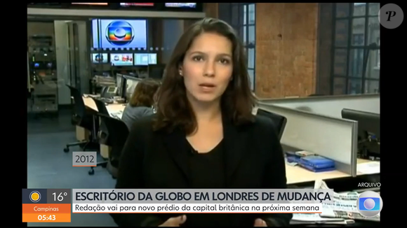 Cecilia Malan se surpreendeu durante o Hora 1 ao descobrir que o VT exibido pelo programa reunia imagens antigas de sua trajetória na Globo e destacou a honra de fazer parte da história da redação em Londres
