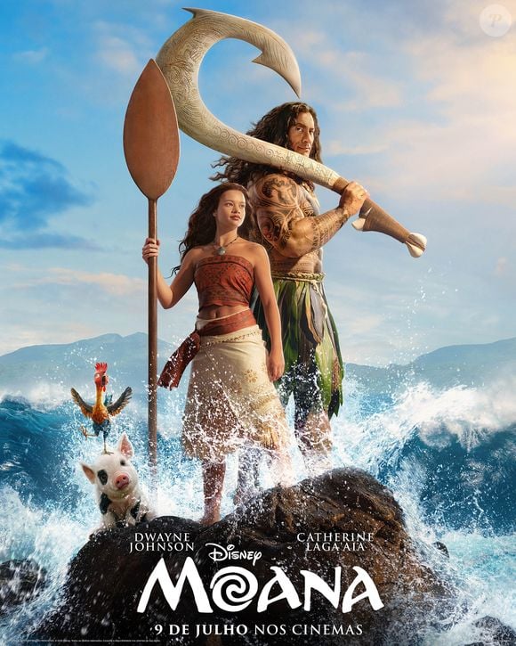 The Rock está de volta ao papel de Maui no aguardado live action de 'Moana'. Aos 54 anos, Dwayne Johnson reencontra o semideus que conquistou o público nas animações da Disney