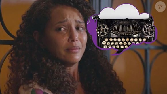 Raquel, na versão original d 'Vale Tudo', lutava por um empreso de datilografia, mas não sabia mexer em máquina de escrever