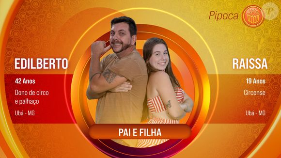 Elenco pipoca no 'BBB 25': Edilberto é do signo de áries, enquanto a filha é de escorpião.
