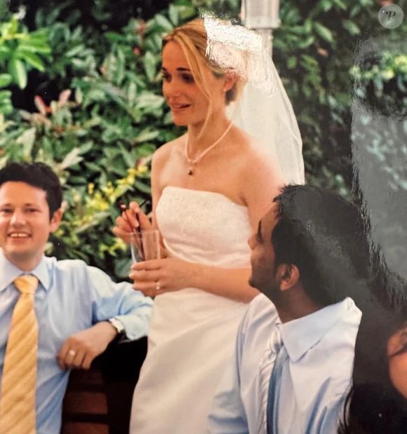 Laura Dawson em seu casamento