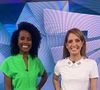 Maju Coutinho é apresentadora do 'Fantástico' com Poliana Abritta