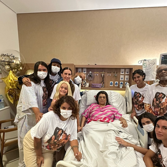 Parte da família Gil encontrou Preta no hospital durante o Réveillon 2025, nos Estados Unidos