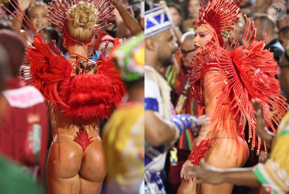 Virgínia Fonseca retirou o costeiro ainda na Sapucaí após perrengues com o acessório