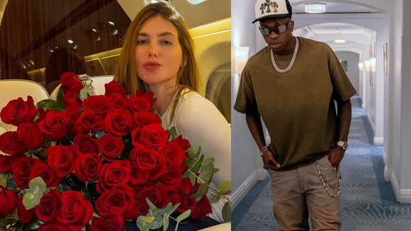 Namoro entre Virgínia e Vini Jr. é real? Após flagra em iate, loira recebe buquê de rosas suspeito e web crava: 'Todo mundo já sabe'