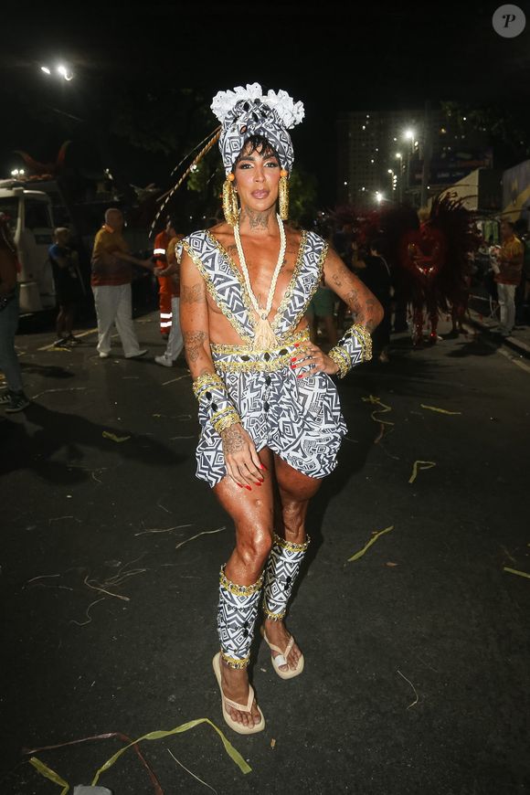 Carnaval 2025: Pepita também participou do desfile da Paraíso do Tuiuti