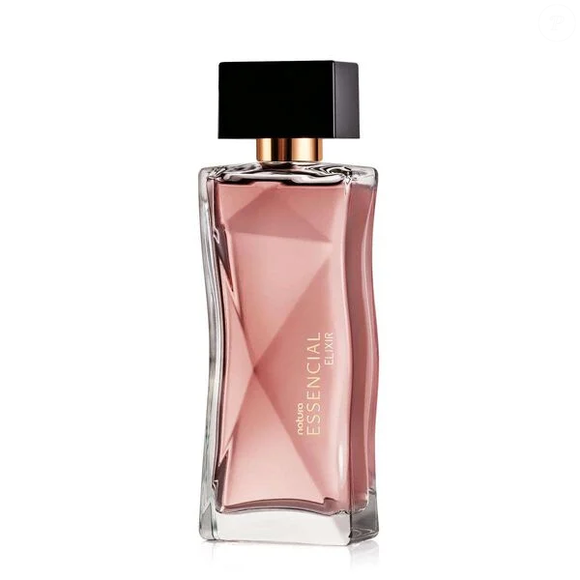 Essencial Elixir (Natura) - 100 ml | R$ 279,90 - a fragrância entrega alta fixação e forte percepção de sofisticação, sendo indicada para mulheres que gostam de perfumes marcantes e femininos, especialmente para ocasiões especiais ou noites elegantes