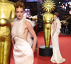 Uau! Deslumbrante, Marina Ruy Barbosa exibe vestido de festa com decote cavado, recortes e cauda de franjas no Festival de Gramado; +20 fotos