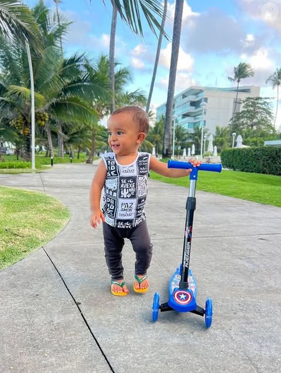 João Gomes e Ary Mirelle também são pais de Jorge, de 2 anos