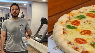 Com iogurte grego e farinha de coco: aprendi com um ex-'MasterChef' essa pizza proteica fit saudável, que tem só 70 calorias e salvou minha dieta nesse frio; ela fez parte da reeducação alimentar do participante que perdeu 83 kg