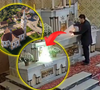 Agosto mal começou e vídeo de homem explodindo altar de igreja histórica viraliza; web reage: 'Diabo anda solto'