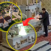 Agosto mal começou e vídeo de homem explodindo altar de igreja histórica viraliza; web reage: 'Diabo anda solto'
