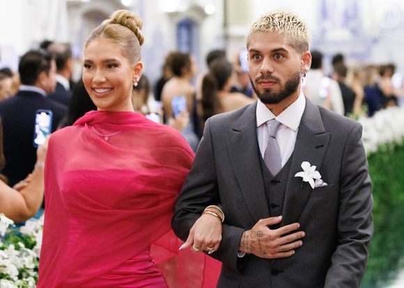 Virginia Fonseca precisou trocar de vestido na festa de casamento de Samara Pink e Thiago Stabile: 'Estômago estufou, e esse vestido tem uma faixa bem em cima'