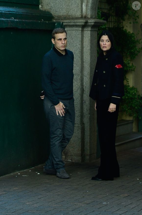 Diogo Cuoco, filho de Francisco Cuoco, estava com um semblante visivelmente abatido