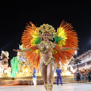 Musa Tati Sindel protagonizou polêmica antes do desfile da Acadêmicos de Niterói; ela e outro componente teriam se irritado e quase vivido confronto físico