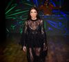 A influenciadora Maya Massafera apareceu na noite desta quinta-feira (10) no São Paulo Fashion Week
