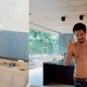 Romulo Estrela compartilhou todos os detalhes da obra em suas redes sociais na época da reforma