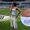 Look de Copa! De regata branca com Brasil em strass, jorts off-white e Adidas no pé, Anitta comandará abertura; saiba o preço do tênis que não é Gazelle nem Samba