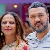 'Linda' e 'Maravilhosa': Belo mistura ficção com realidade e rasga elogios à ex Viviane Araújo na TV: 'Reencontrar um amor'