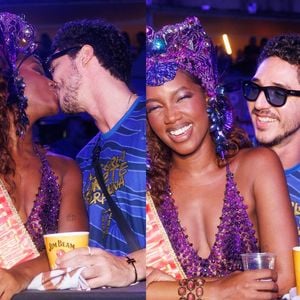 Novo casal na Sapucaí: Iza beija o ator João Vitor Silva em camarote no Rio; veja fotos!