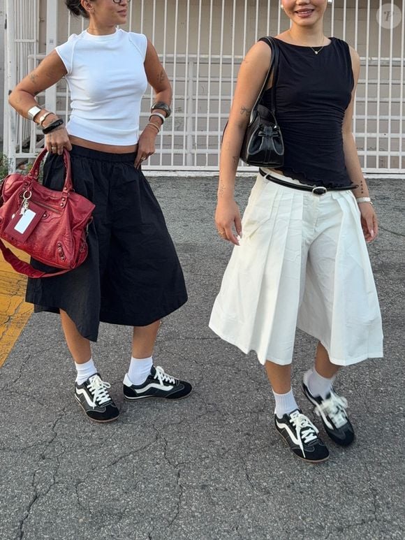 Vestidos, saias, jeans, veludo cotelê ou alfaiataria: o novo modelo da Vans combina com praticamente qualquer proposta de look