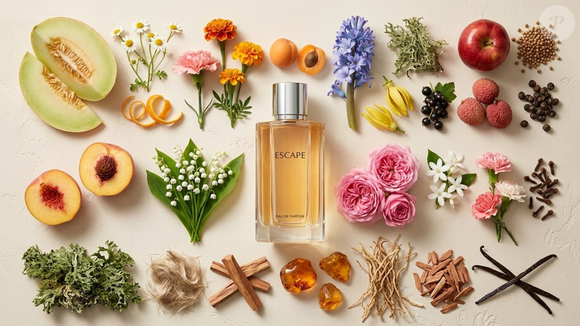 O Escape, da Calvin Klein, tem assinatura do perfumista Claude Dir e reúne uma composição bastante extensa de notas