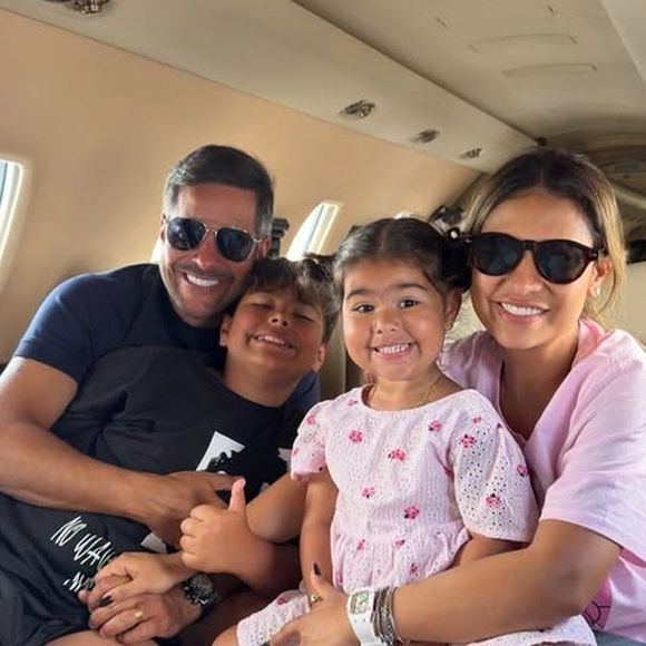 Simone Mendes e Kaká Diniz são pais de Henry e Zaya