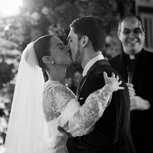 E teve beijo digno de novela do casal Giovanna Lancellotti e Gabriel David!