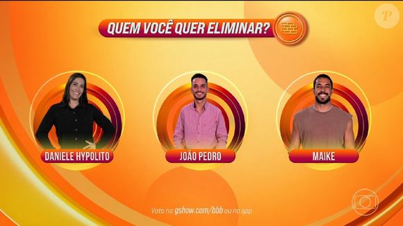 O 13º paredão do 'BBB 25' está formado entre Daniele Hypólito, João Pedro e Maike