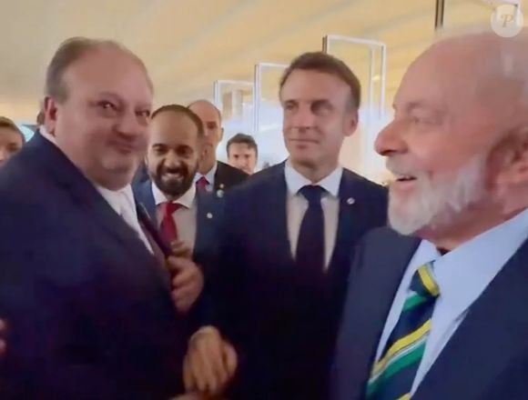 Erick Jacquin esteve ao lado do presidente Lula e de Emmanuel Macron em um almoço oficial no Itamaraty, em 2024. Na ocasião, o chef comentou a reaproximação diplomática entre Brasil e França