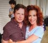 Michael J. Fox ao lado de Claudia Wells: ator está com 64 anos