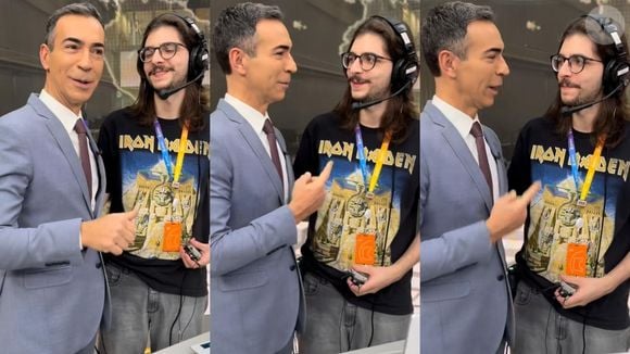 'Um homem não pode ser gentil?': reação de César Tralli a novo colega de Globo viraliza e divide opiniões na web