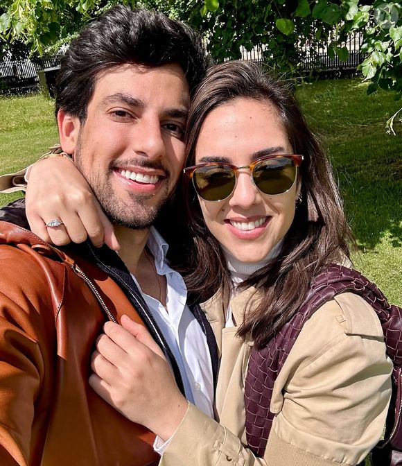 Lara Silva, filha de Faustão, oficializou o seu relacionamento com Julinho Casares neste sábado (20)