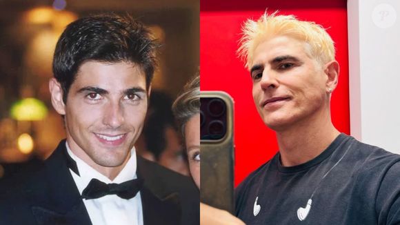 Antes e depois dos galãs da Globo: Reynaldo Gianecchini estreou na Globo em 'Laços de Família'. Hoje, 25 anos depois, está bem diferente
