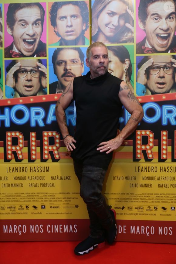 Leandro Hassum também passou a apostar em visuais um pouco diferentes, como a barba e este cabelo desconhecido