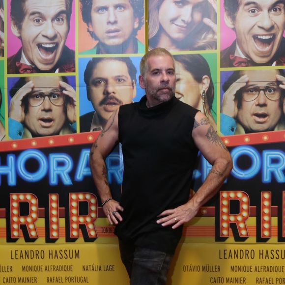 Leandro Hassum também passou a apostar em visuais um pouco diferentes, como a barba e este cabelo desconhecido