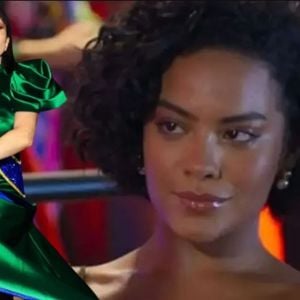 Pós-show de Lady Gaga , Maria de Fátima (Bella Campos) cria plano para roubar mala de dinheiro de Marco Aurélio (Alexandre Nero) em Vale Tudo