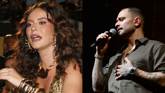 Após rumores de reconciliação, Diogo Nogueira faz declaração de amor para Paolla Oliveira em show: ‘Grande mulher’